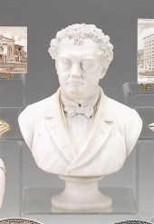     	Parian bust of John A. Andrew of