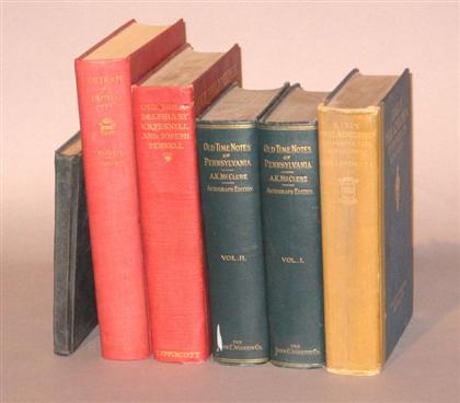 7 vols.  Philadelphia & Pennsylvania - History,