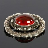 George Jensen, a Danish silver and amber
