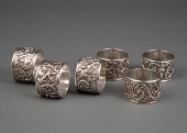 SIX SOUTHEAST ASIAN STERLING SILVER