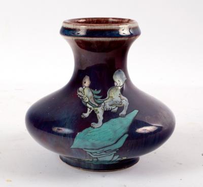 A Chinese flambe glaze vase Qing 2dd371