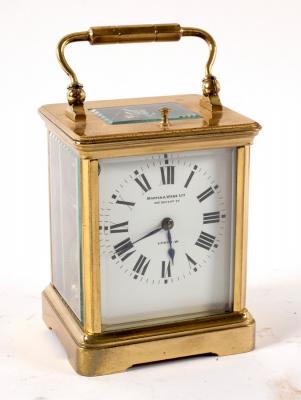 A French gilt brass hour repeat 2dd54b
