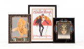 THREE PRINTS INCLUDING MOULIN ROUGE.