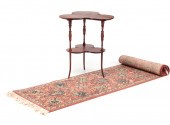 AMERICAN PARLOR TABLE AND RUG. Second