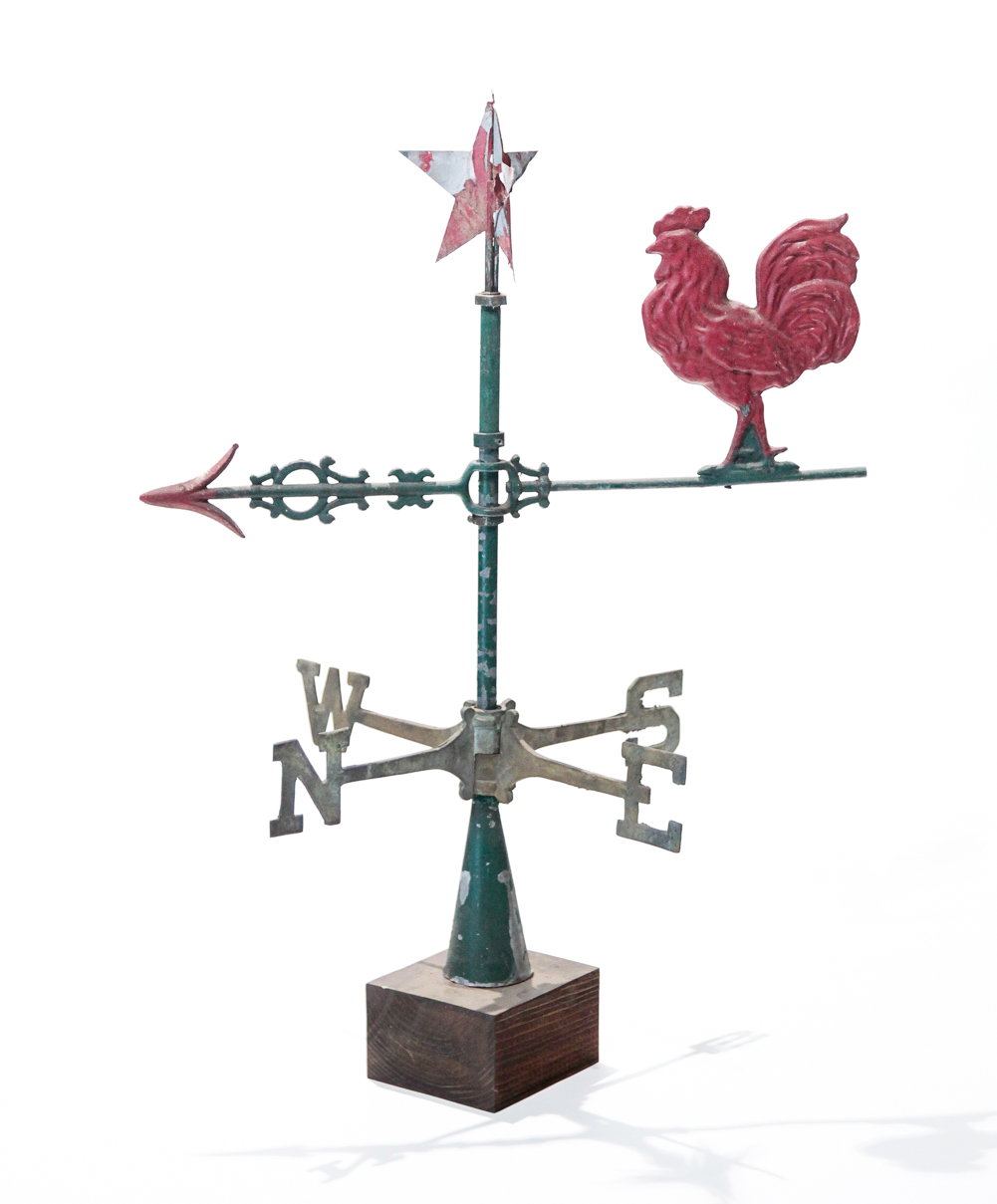 AMERICAN ROOSTER WEATHERVANE Late 2e00c3