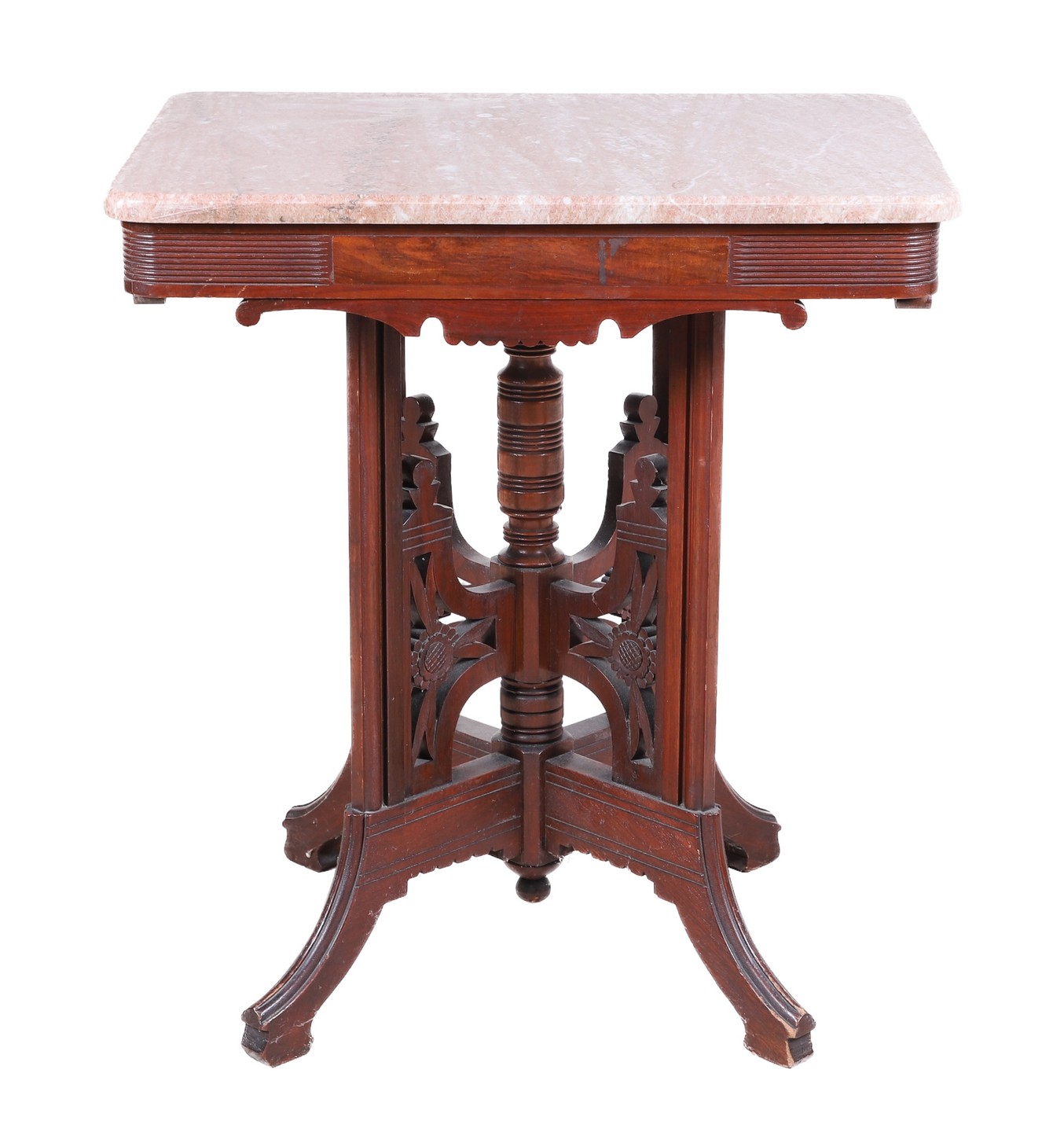 Victorian carved walnut marbletop 2e0578