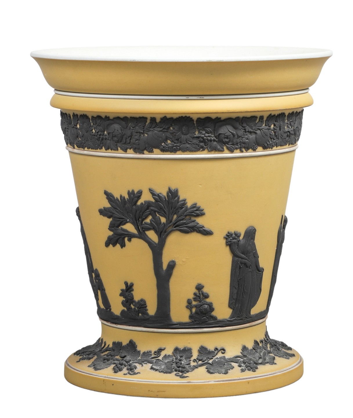 Wedgwood porcelain vase black 2e0601