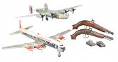 Tin and diecast airplane models to include