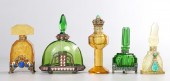  5 Czech Art Deco scent bottles 2e078e
