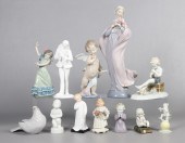  12 Porcelain figures to include 2e07ef