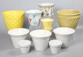  10 Porcelain pottery planters  2e07f3