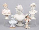 (5) Portrait busts to include Meissen