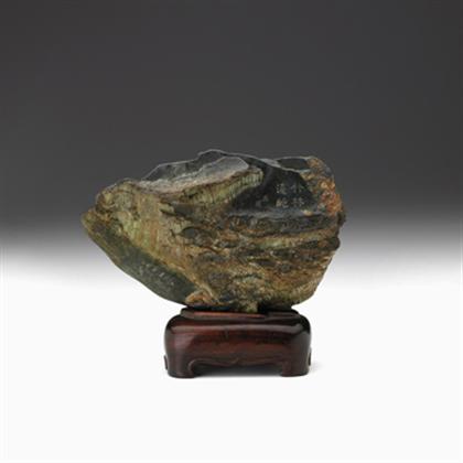 Chinese jade stone scholar's rock, yushi