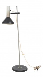 Luxo Modern Design table lamp, chrome
