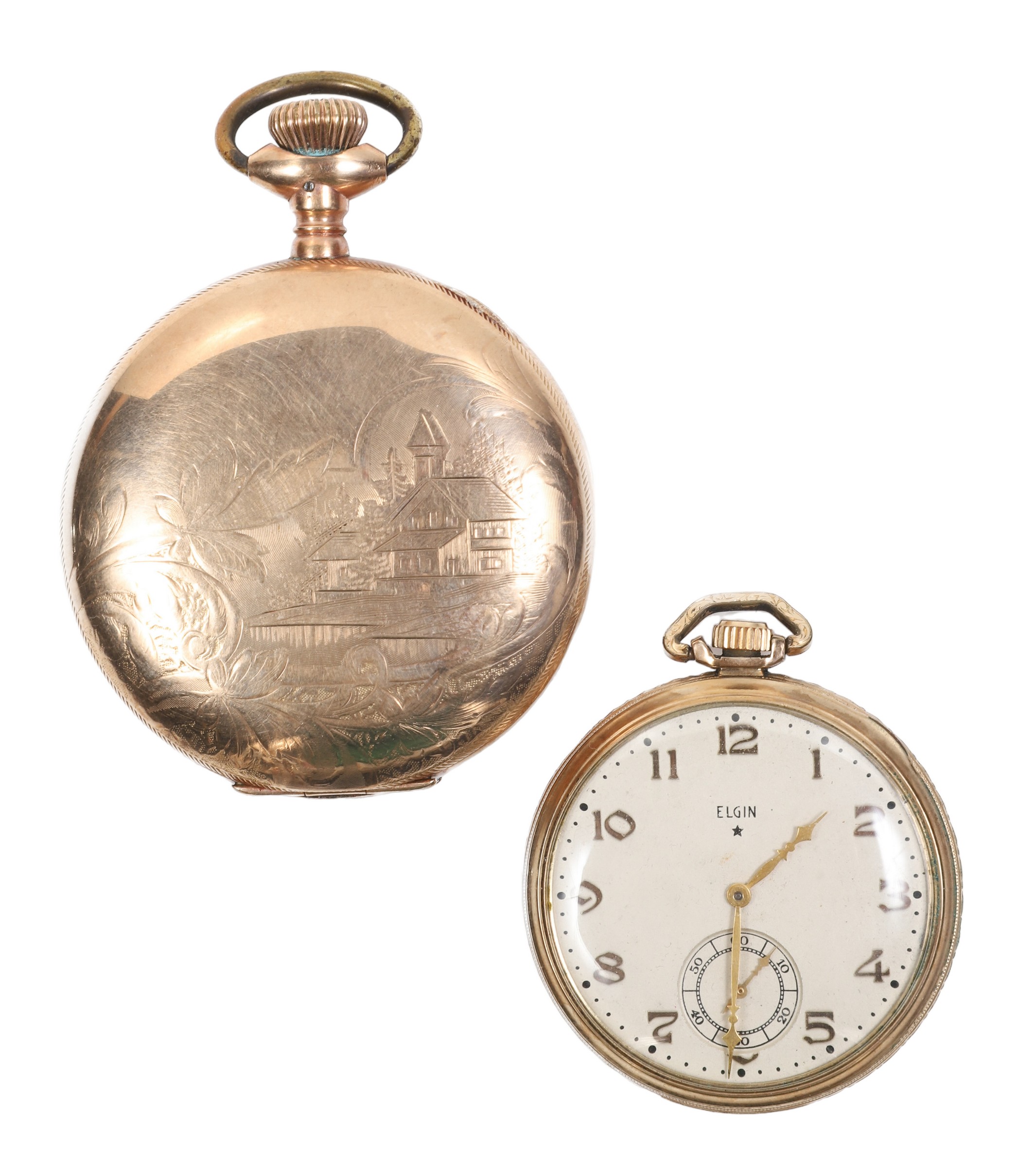  2 Gold filled pocket watches 2e0b7c