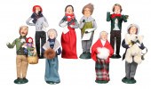 (8) Byers Choice Carolers figurines,