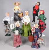 (7) Byers Choice Carolers figurines,
