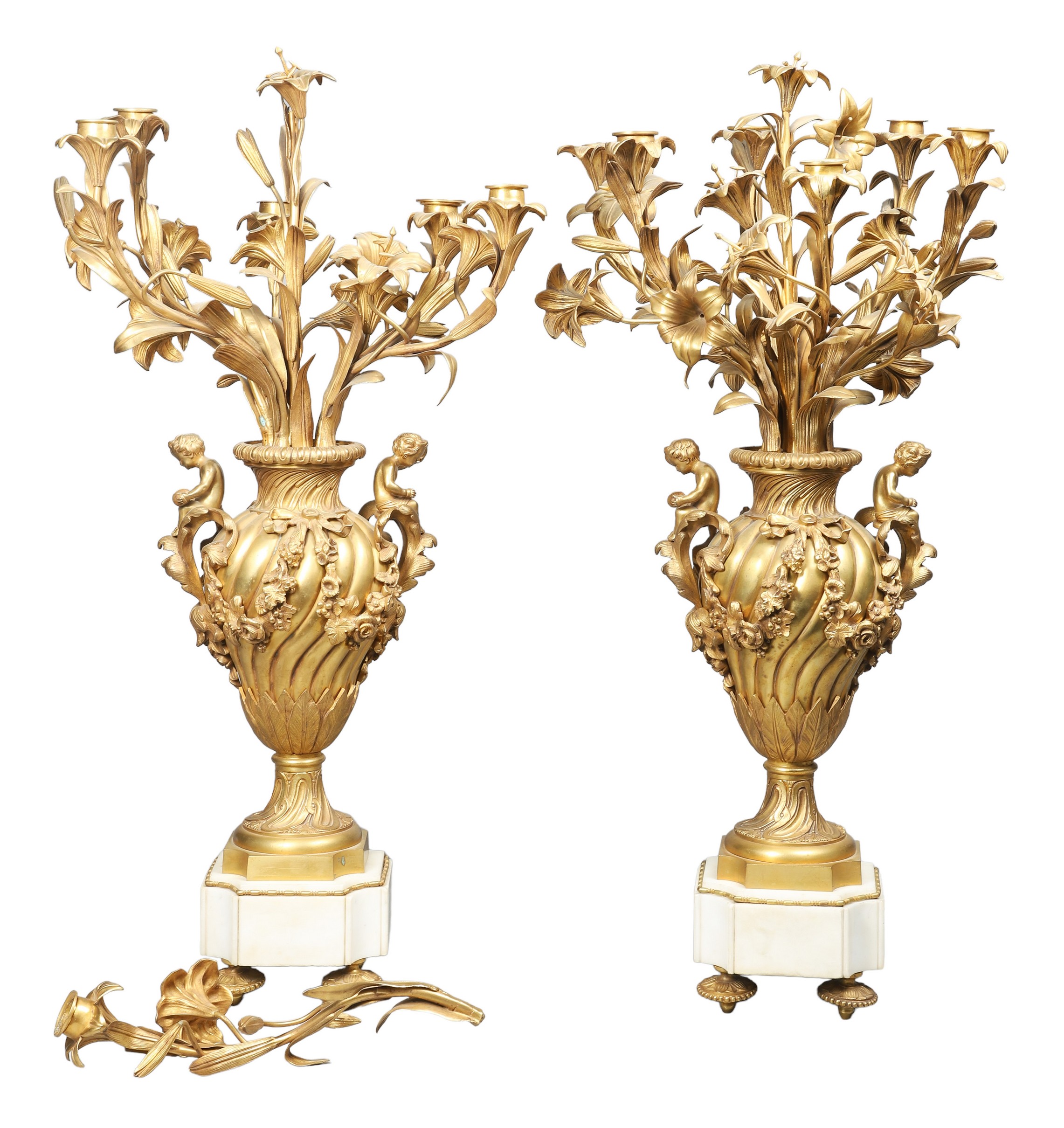 Louis XVI style French gilt bronze 2e0f0e