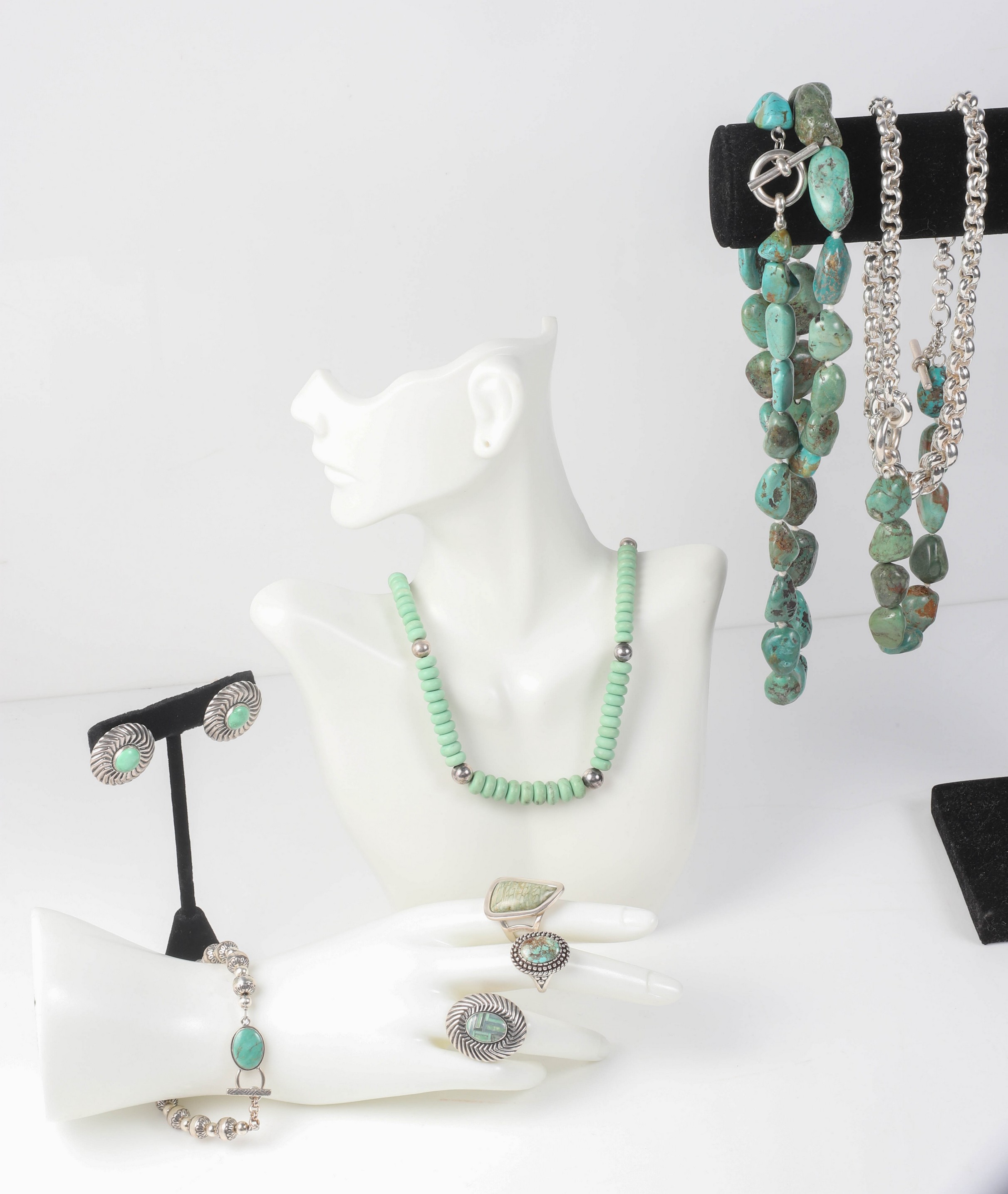 Sterling and turquoise jewelry 2e1323