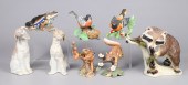 (8) Animal figurines, c/o Lenox Robin