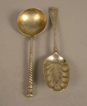 Russian silver spoon    makers mark