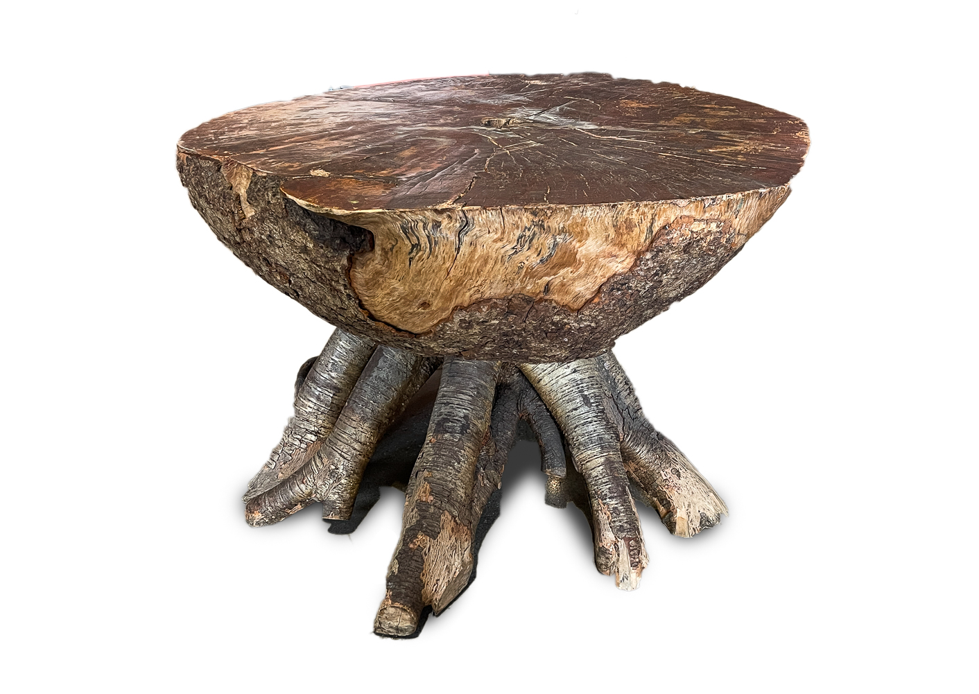 BURL AND ROOT TABLE FROM GREAT 2dfccd