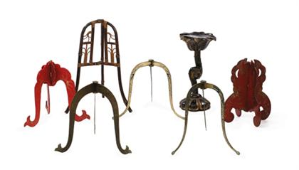 Seven Chinese hat stands qing 49956