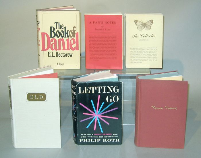 6 vols. (2 wrappers)  Modern First Editions: