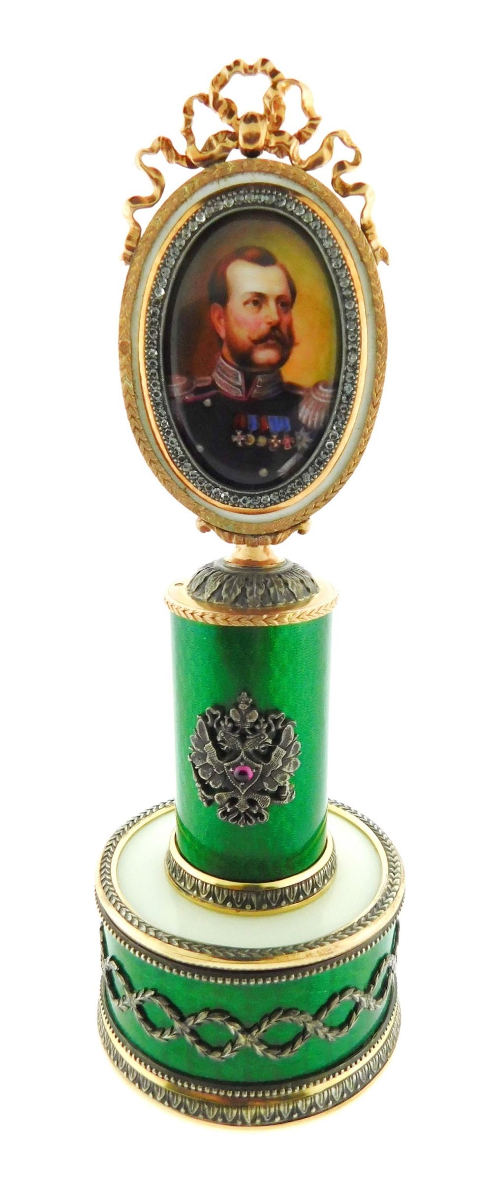 FABERGE STYLE MINIATURE PAINTING 2e2d70
