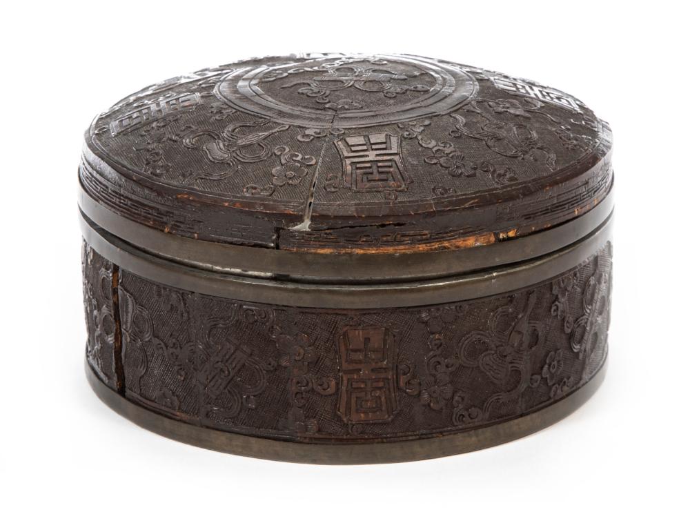 CHINESE LACQUER OVER PEWTER OR 2e309c