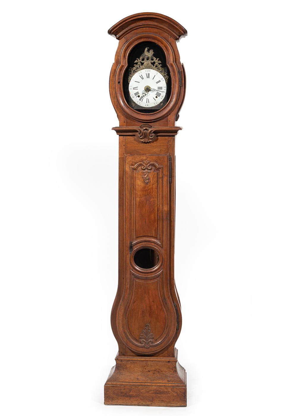 FRENCH MORBIER TALL CASE CLOCKAntique