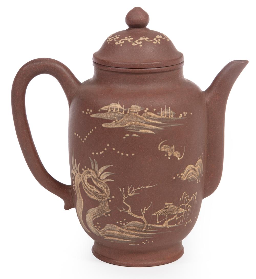 CHINESE YIXING POTTERY COVERED 2e35b6