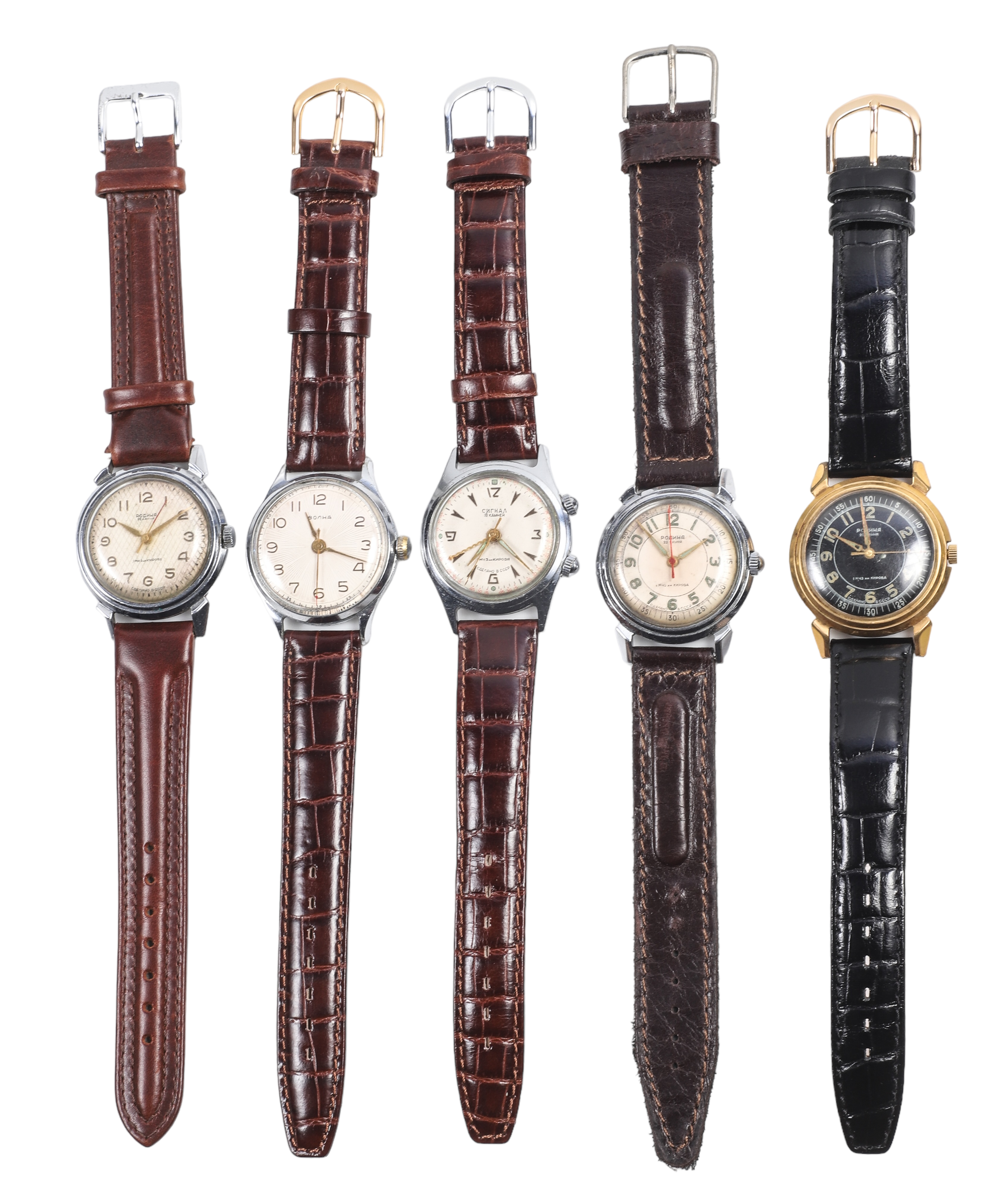  5 Soviet era wrist watches to 2e15b9