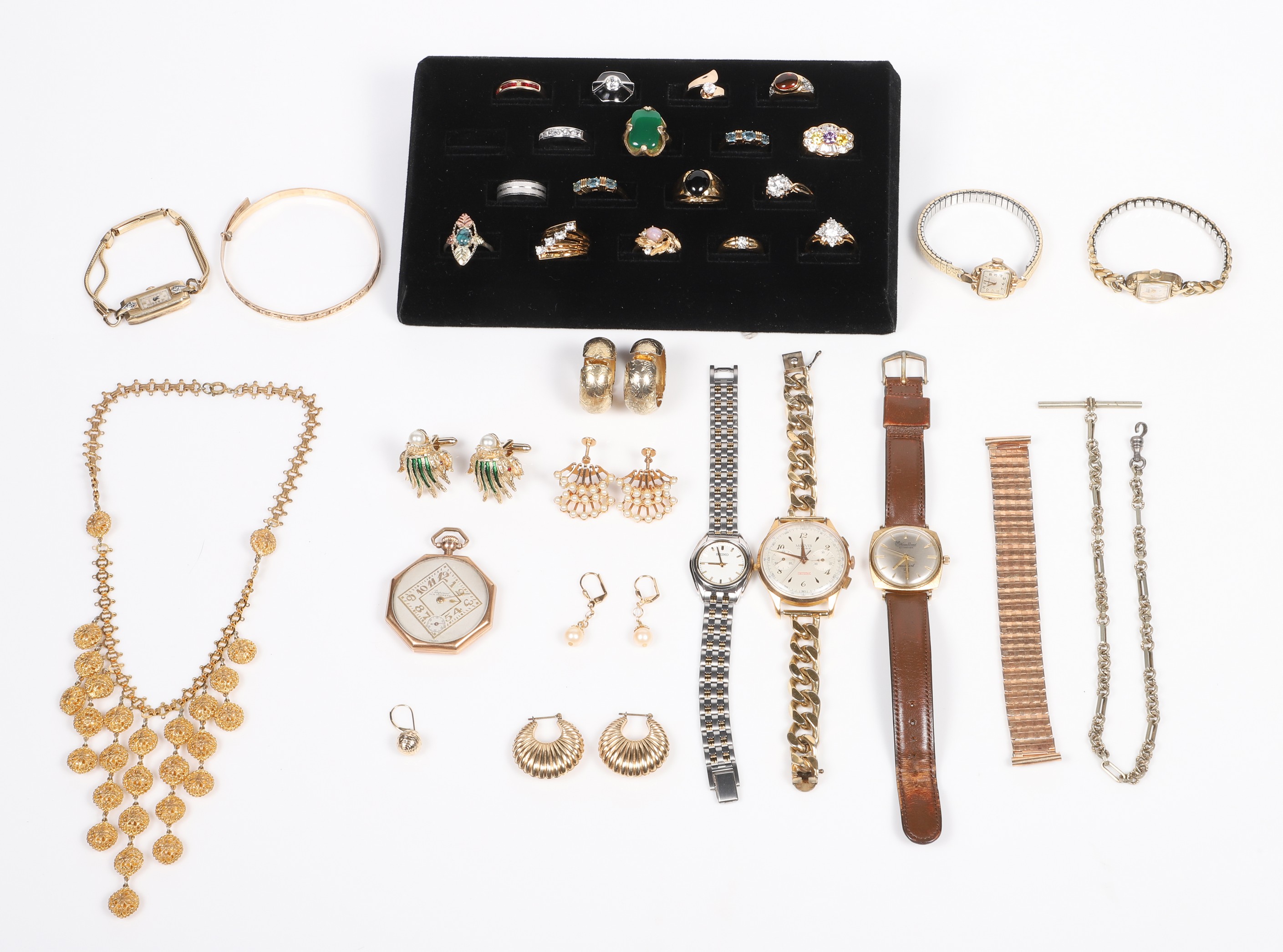 Costume jewelry and vintage watch 2e16fa