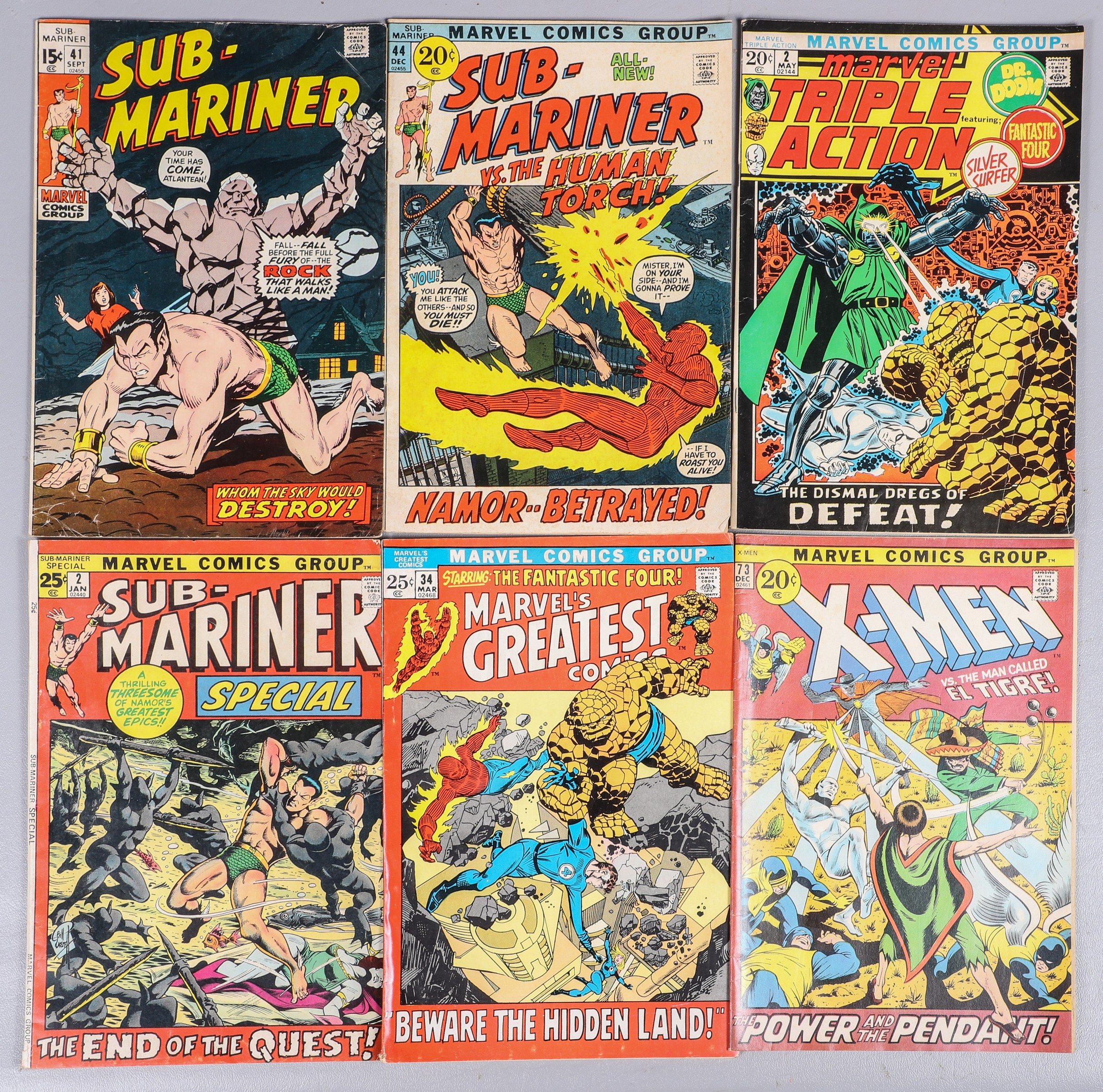  6 Marvel Silver Age Comics Lot  2e17d8