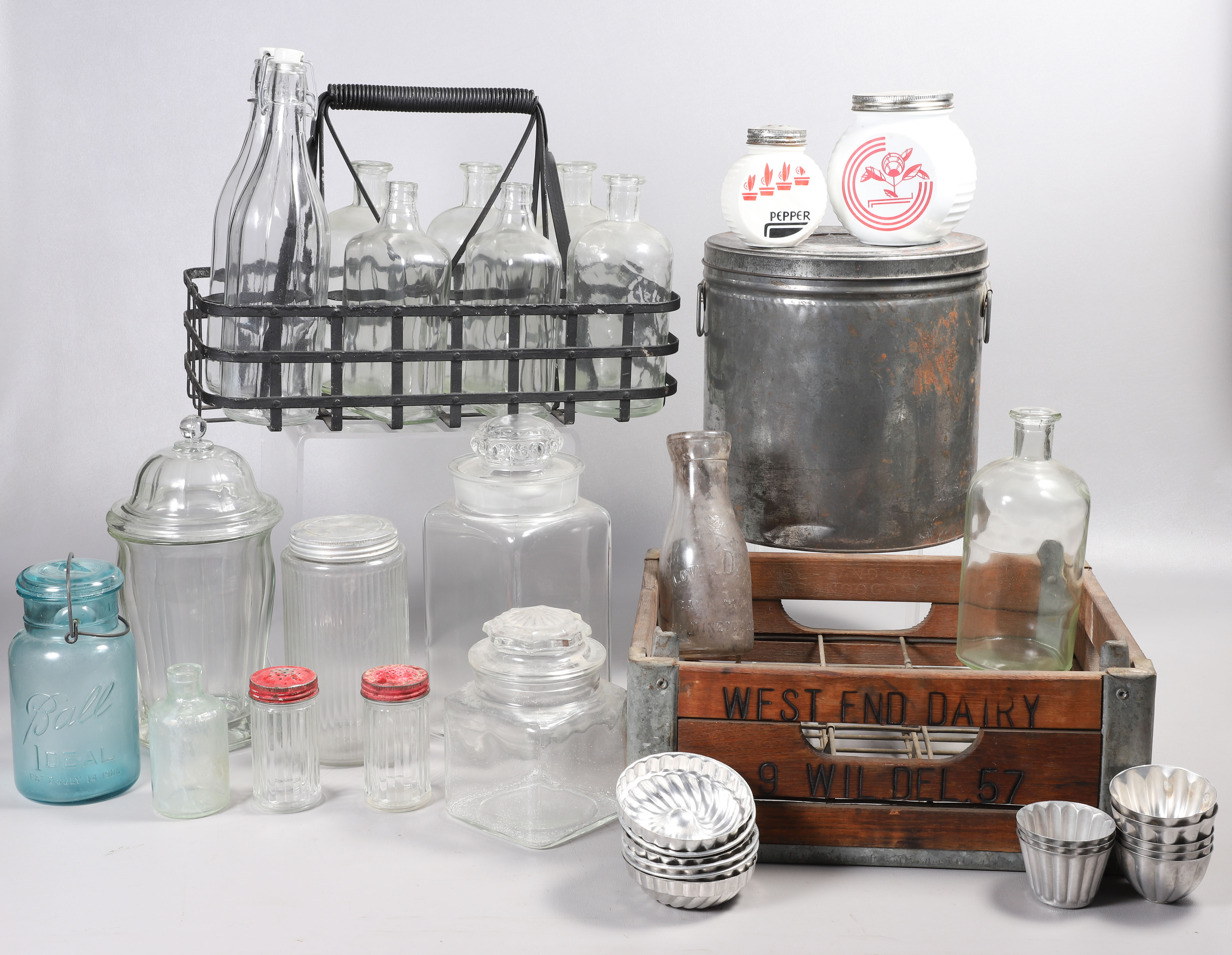 Glass Bottles kitchen items canisters 2e1afc