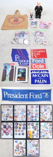 Large lot of Gerald Ford, John McCain,