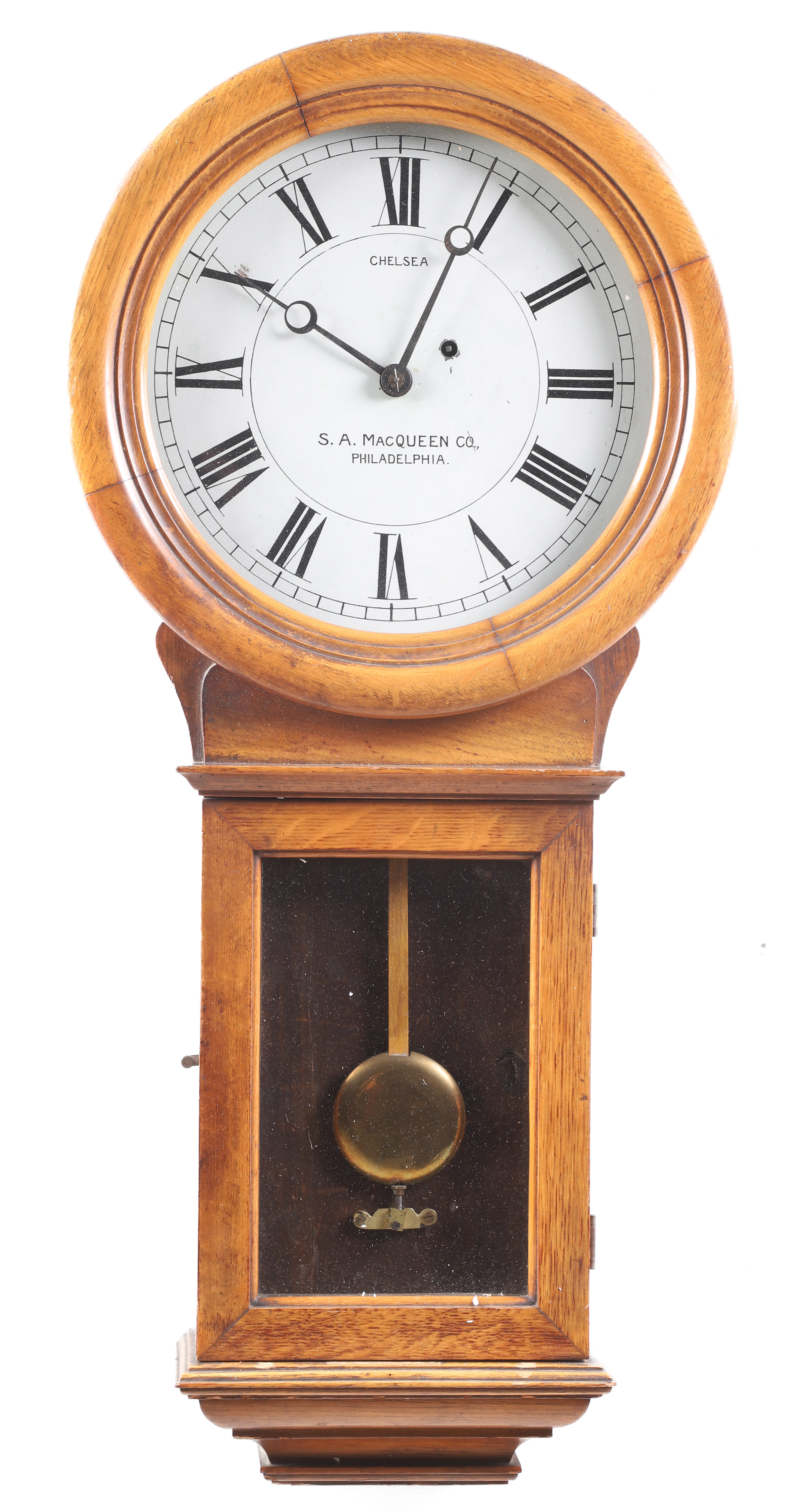 Oak Chelsea 1 Regulator Clock 2e1c1d