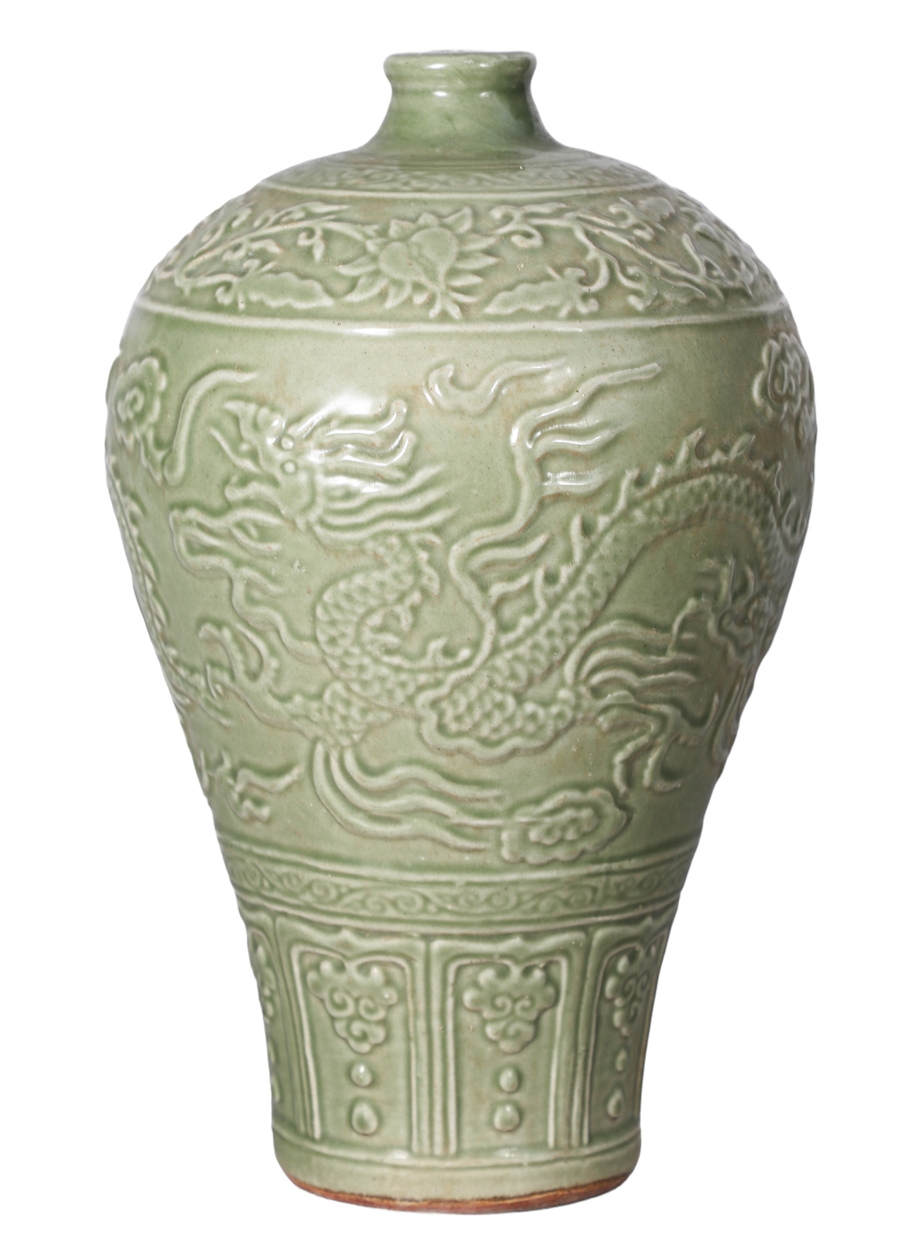 Chinese Longquan meiping vase  2e1f2e