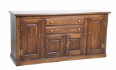 Conant ball oak sideboard, two drawers