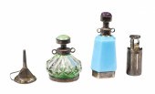 (3) Sterling snuff and scent bottles