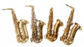  4 Alto saxophones c o Conn serial 2e229a