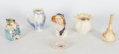(6) Porcelain Vases, Jar, Figure and