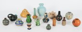 (17) Miniature pottery vases to include