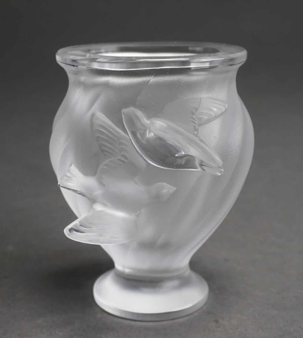 LALIQUE PARTIALLY FROSTED CRYSTAL 2e4d37
