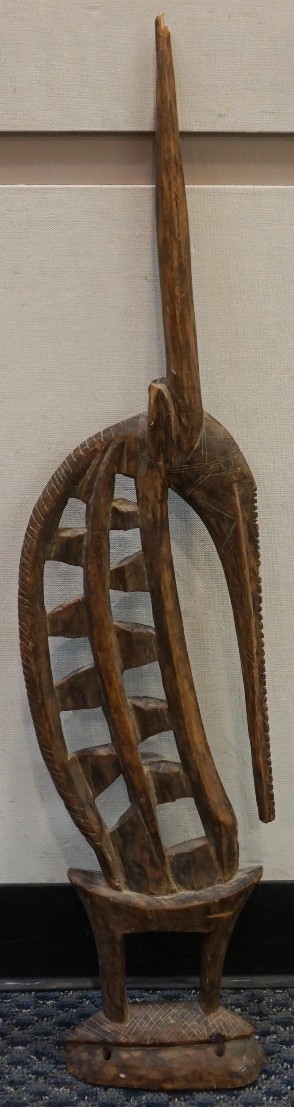 WEST AFRICAN CARVED WOOD CHIWARA 2e4d87