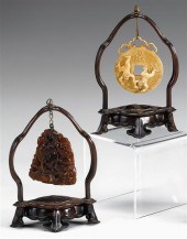 Three Chinese pendants elephant 4a21d