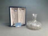 BACCARAT SHIPS CRYSTAL DECANTER AND