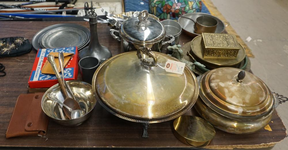 COLLECTION OF SILVERPLATE PEWTER 2e623f