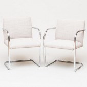PAIR OF MIES VAN DER ROHE FOR KNOLL 2e3f5b